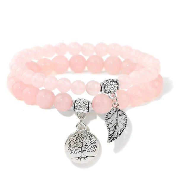 Rose Quartz Crystal Bracelet