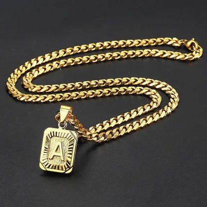 A-Z Gold Letter Necklace