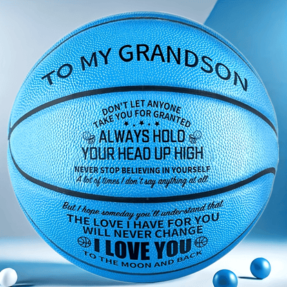 Inspiring BlueBlack Basketball Motivational Gift for Athletes