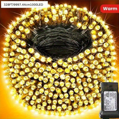 328ft Warm White Twinkle LED Fairy Lights with 8 Modes